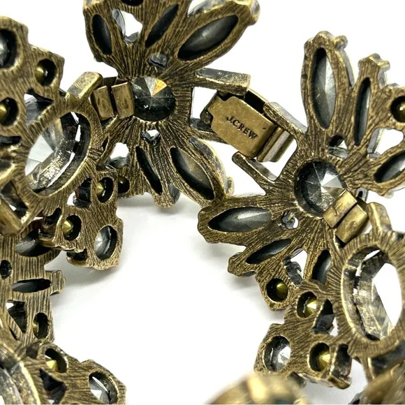 J. Crew Purple Green Jeweled Bracelet - Picture 6 of 6